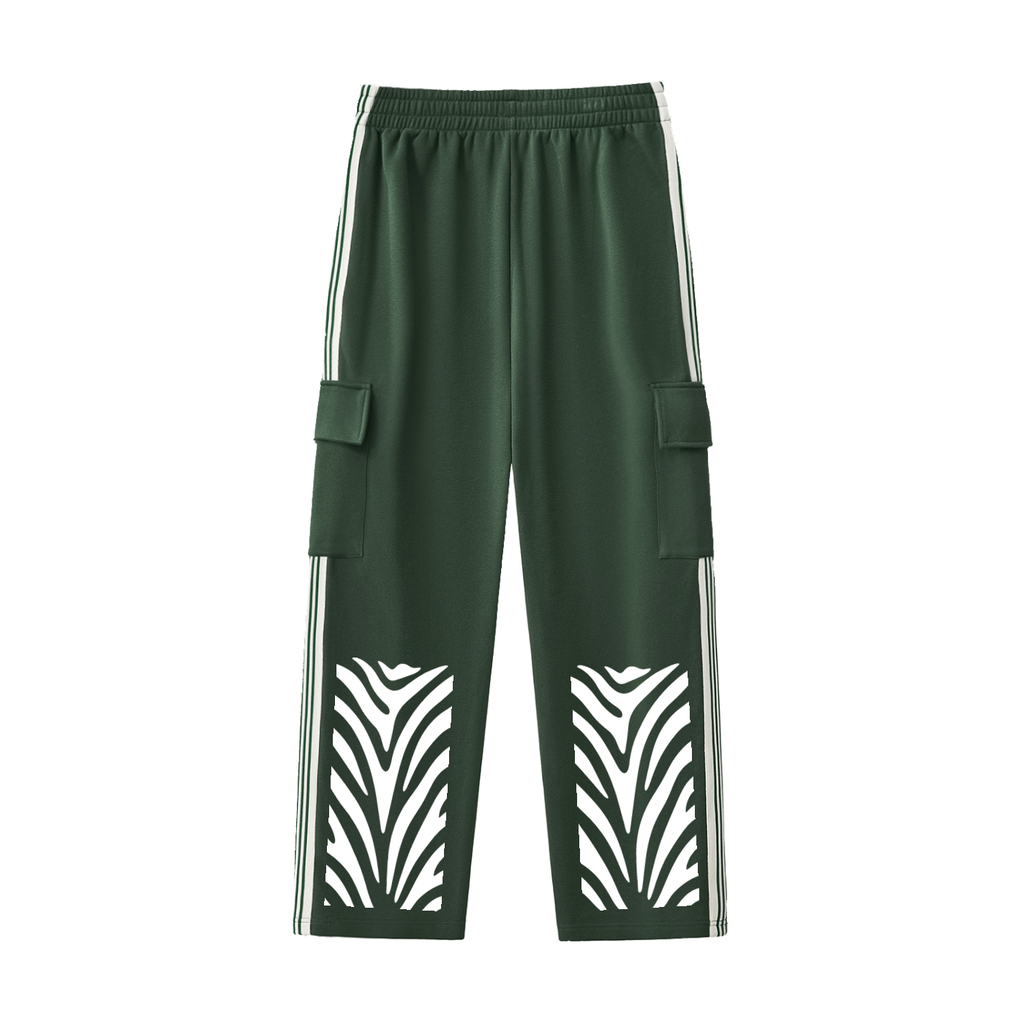 Spice Me In - Spice Tiger Side Stripe Straight-Leg Pants