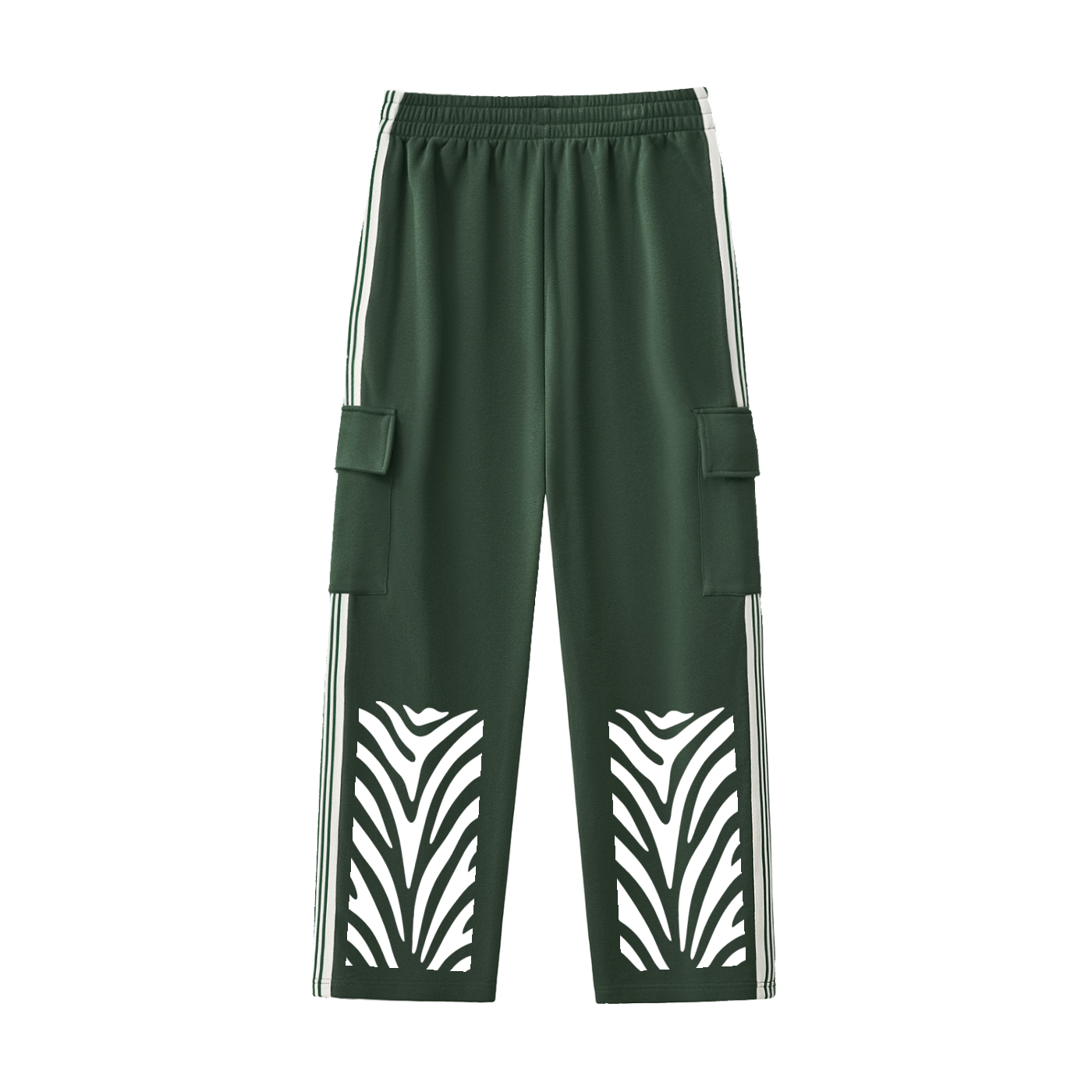 Spice Me In - Spice Tiger Side Stripe Straight-Leg Pants