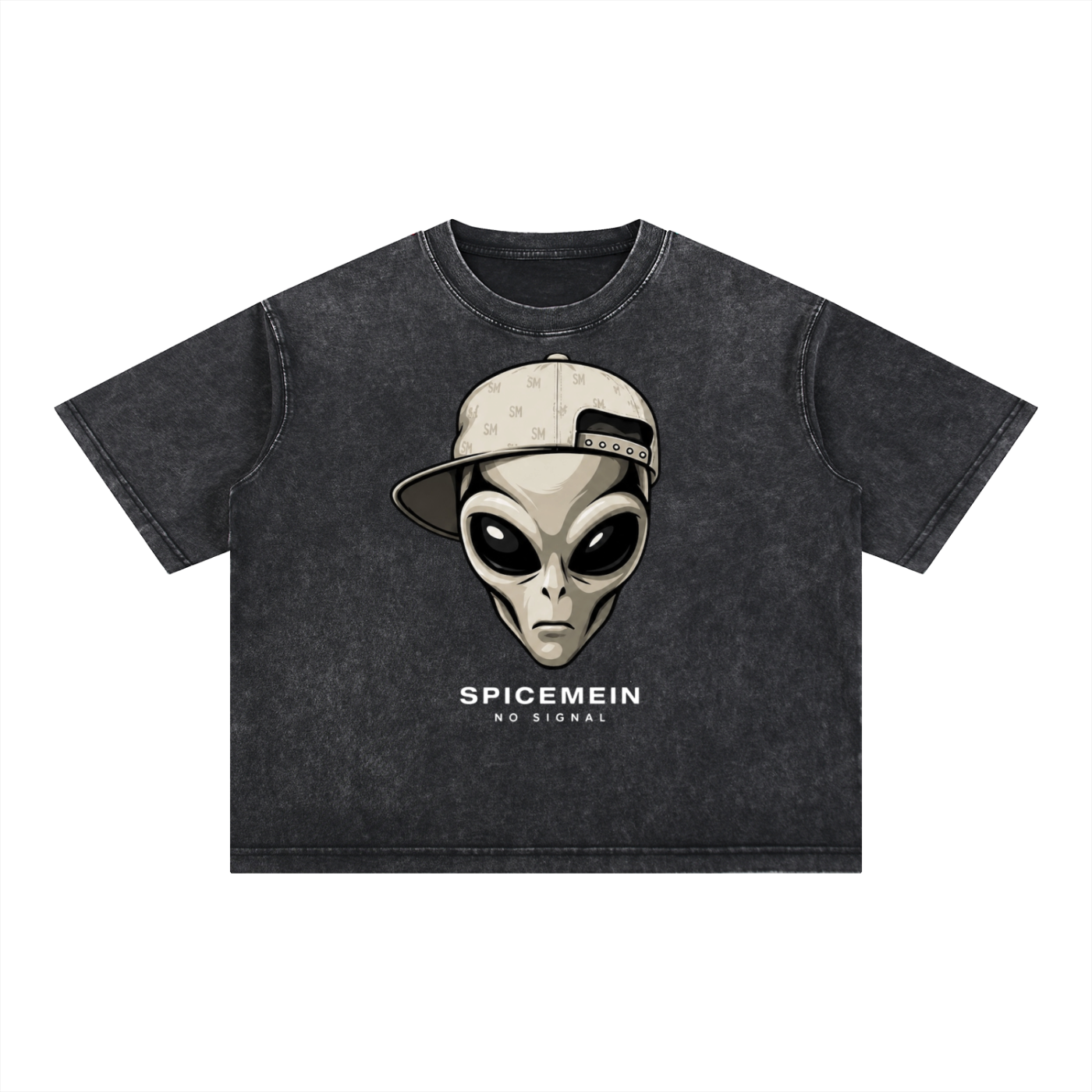 Spice Me In - Mineral Wash Boxy Cotton T-Shirt