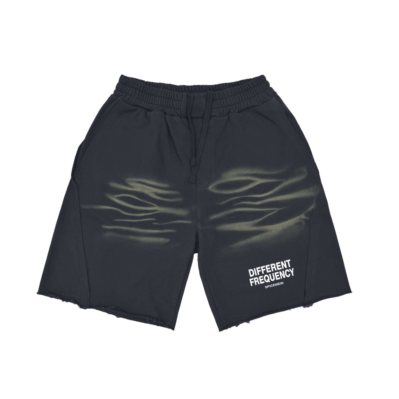 Spice Me In - Vintage Washed Tiger Stripes Short Pants