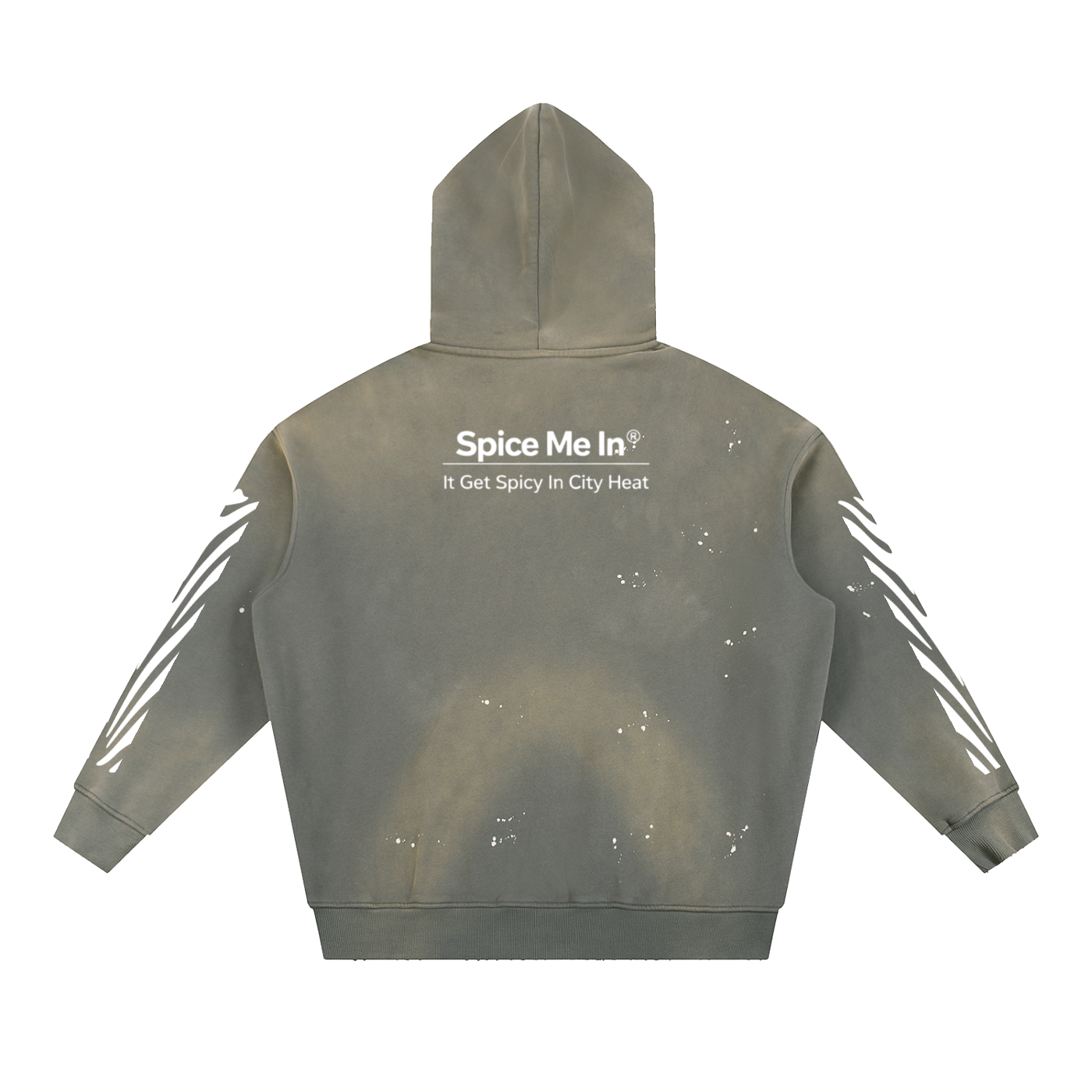 Spice Me In - Spice Made Me Vintage Washed Frayed Fleece Hoodie