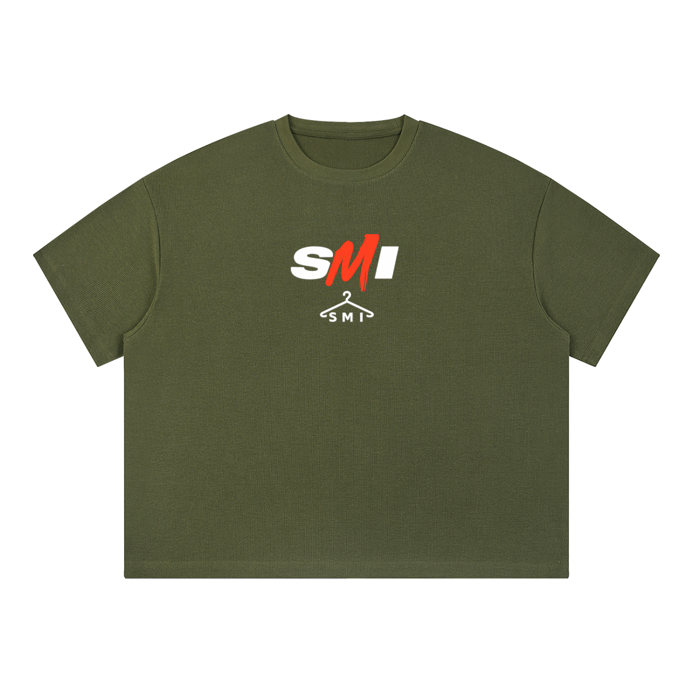 Spice Me In - "SMI" Unisex Waffle Boxy T-Shirt