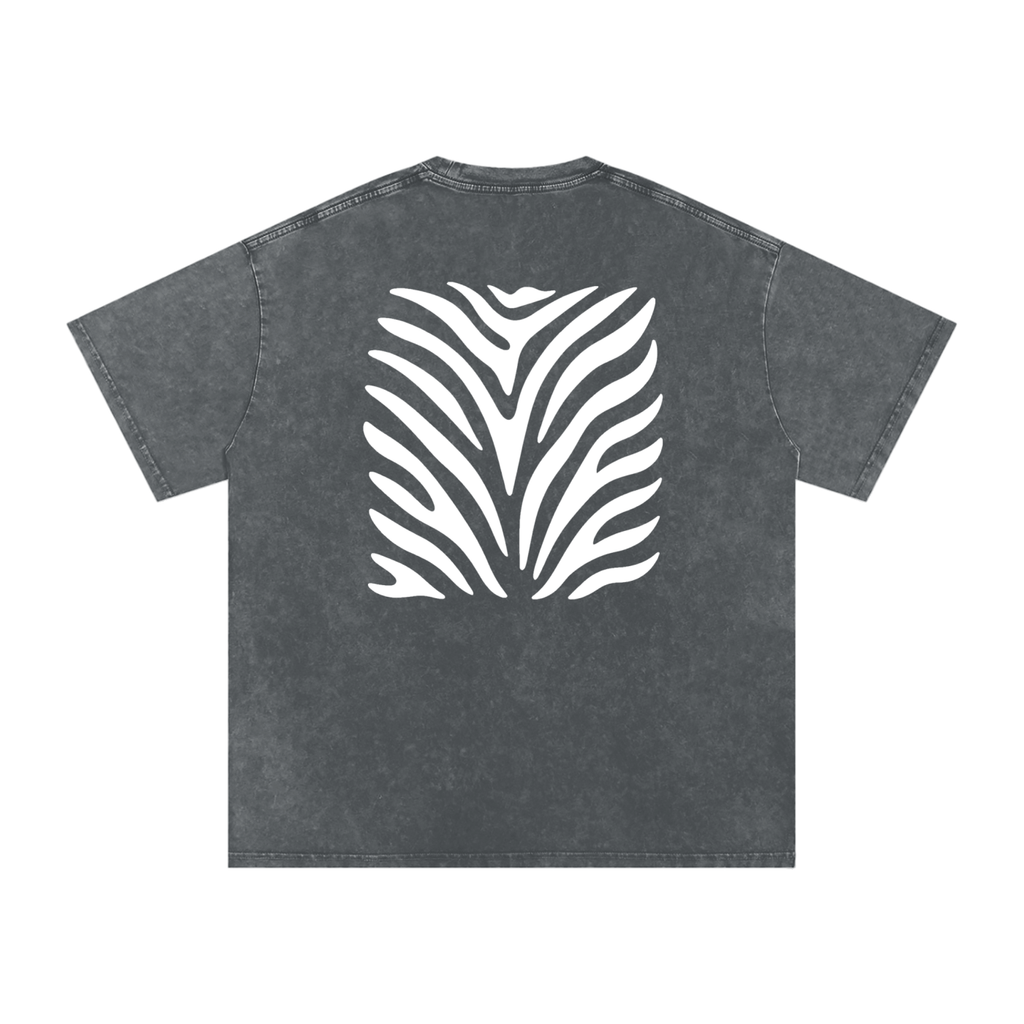 Spice Me In - Tiger Spice Snow Washed Oversized Cotton T-Shirt