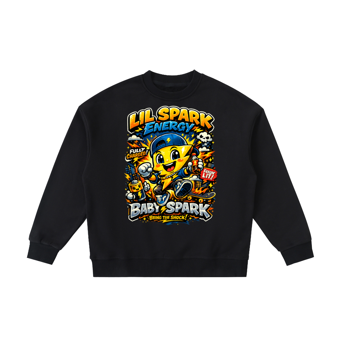 Spice Me In - Lil Spark Fleece Kids' Crewneck Sweatshirt