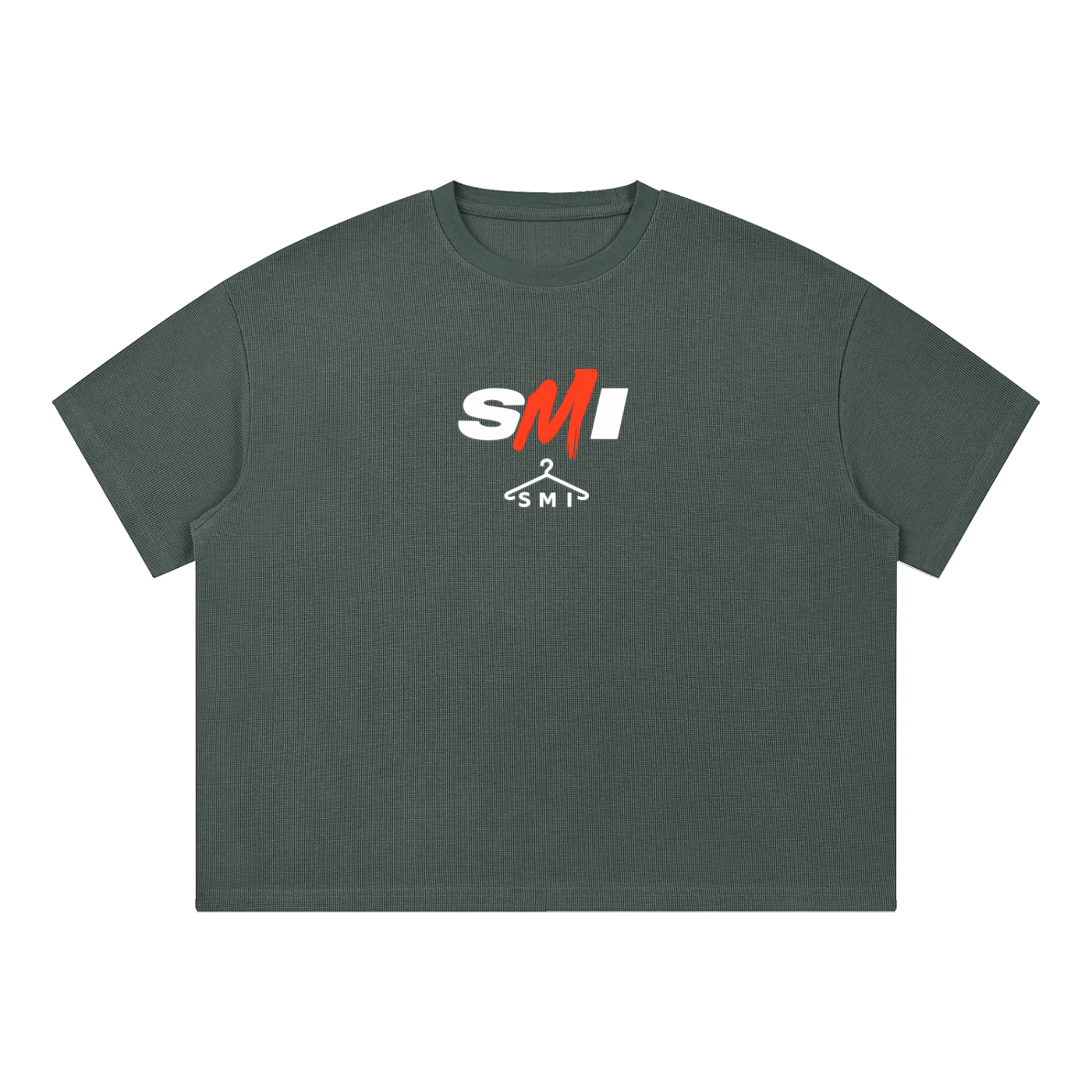 Spice Me In - "SMI" Unisex Waffle Boxy T-Shirt